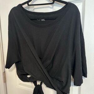 Black Women's Aerie Wrap Top